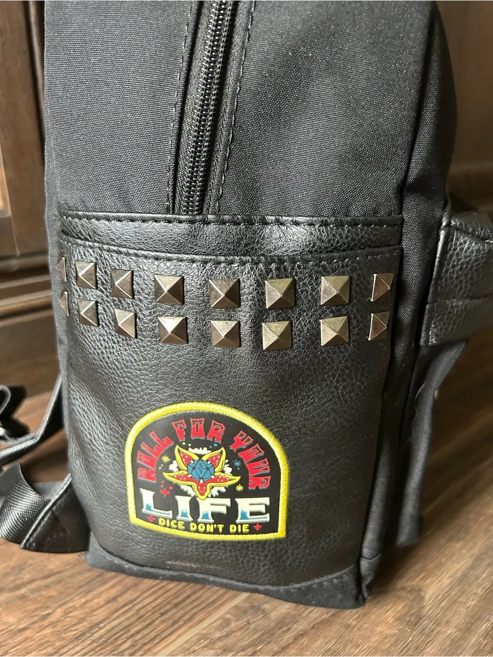 Stranger Things Horror Night Hellfire Club Embroidered Backpack - EUC